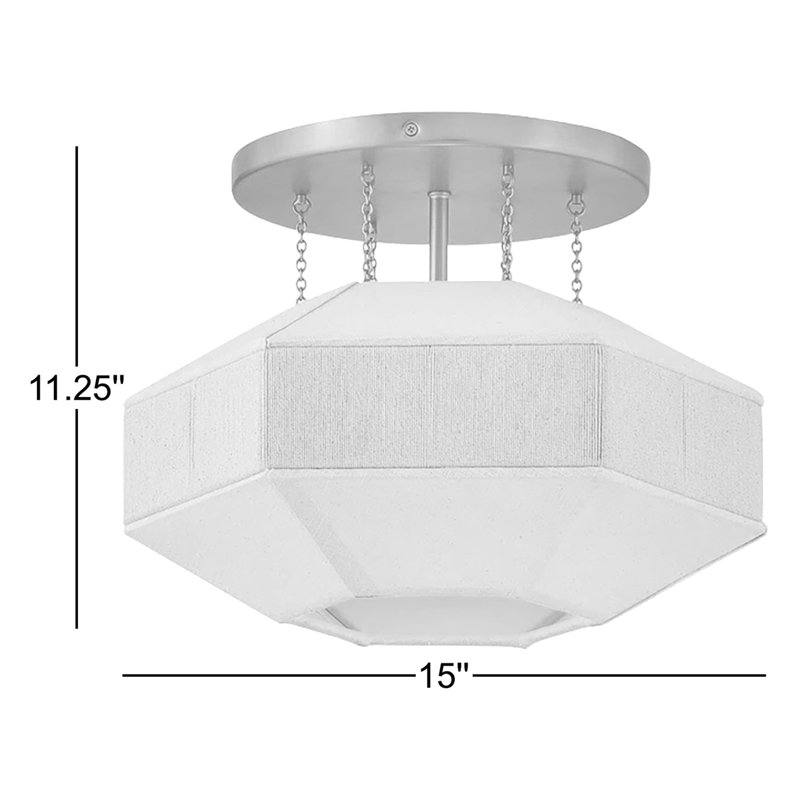 Millicent Liv Medium Semi-Flush Mount