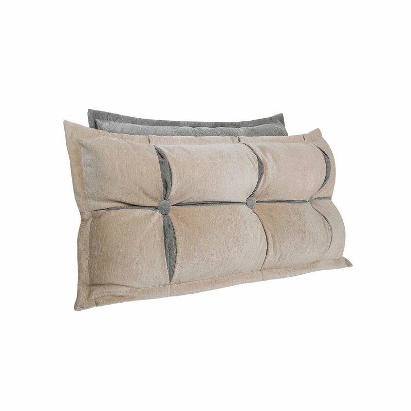 Backrest Cushion, Beige, 56cm H x 100cm W