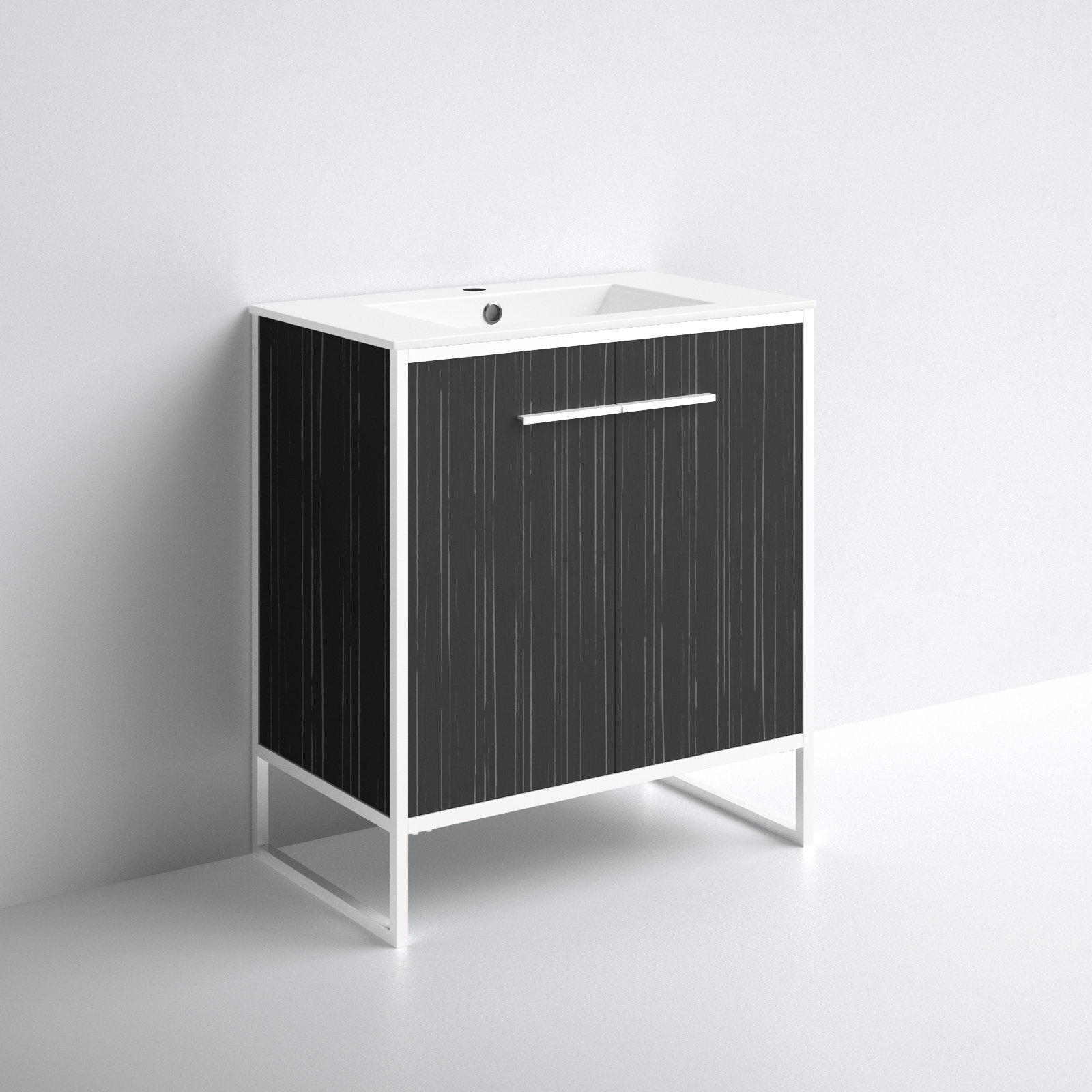 Saray 30'' Single Bathroom Vanity, Dawn Gray