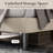 Hegg Tufted Upholstered Platform Bed with Wood Slats Headboard Included-444003685-444003687