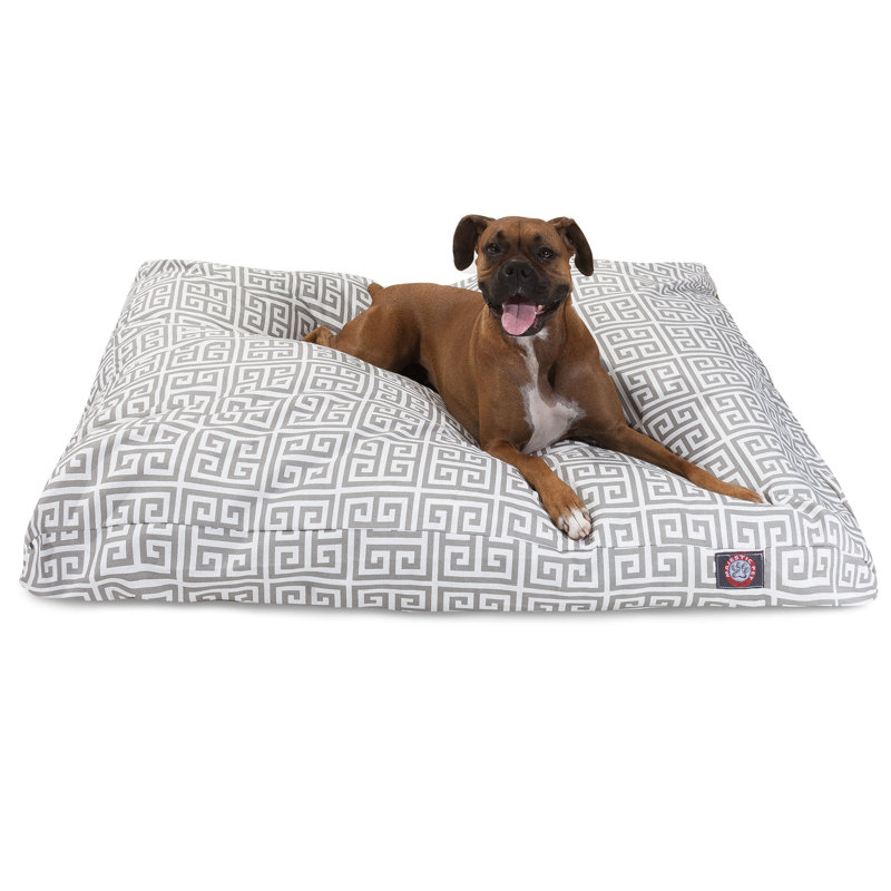 Coussin Towers Angela, Gris, Grand (l 36 po x P 44 po x H 5 po) ;