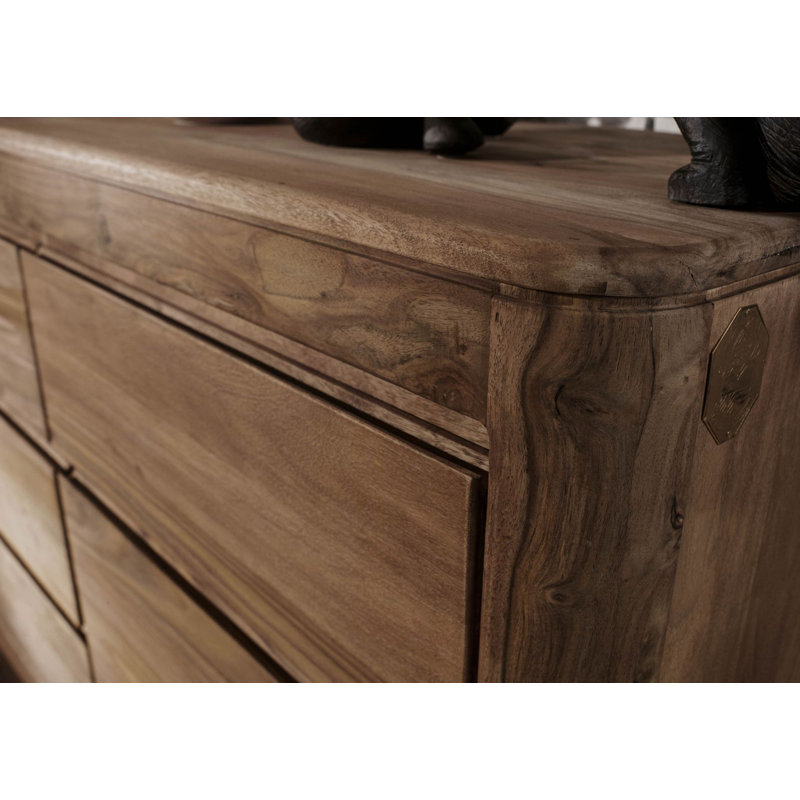 Toronto 185cm Sideboard, Smoked Cherry