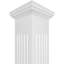 Colonne en PVC cannelée, carrée et couronnée Craftsman Classic-36090992-118304413