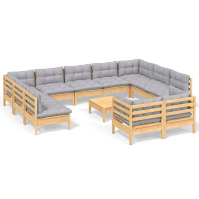 Ensemble de conversation modulaire 12 pièces