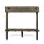 Table de balcon d'extérieur grise - Fabriquée en bois de qualité - Idéale pour les pique-niques sur votre terrasse