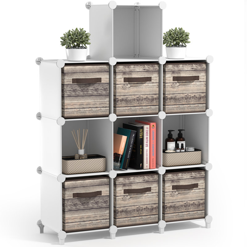 Organisateur de rangement cubique Sorbus, White, Paquet de 10
