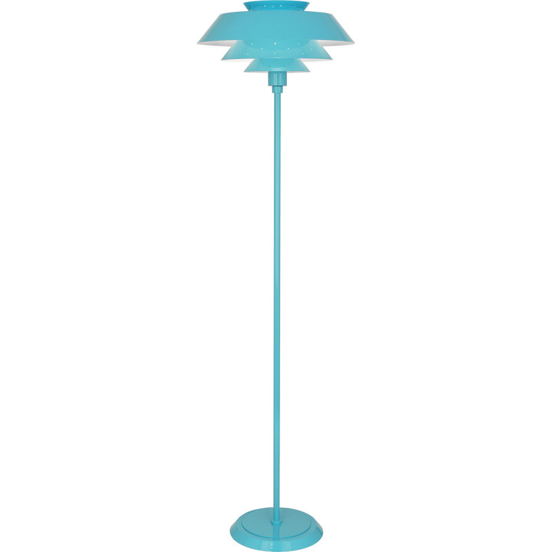 Lampe sur pied 60,4 po Pierce, Bleu crème, Bleu crème