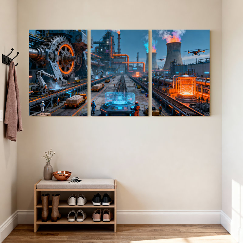 Ensemble d'impressions d'art sur toile de fantaisie et de science-fiction, H 18 po x l 36 po