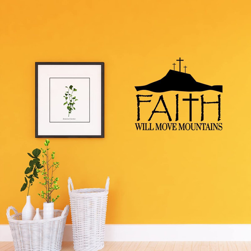 Text & Numbers Non-Wall Damaging Wall Decal, 13" H x 16" W, Black