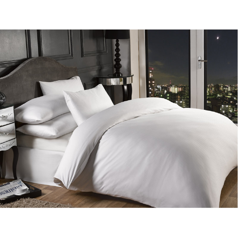 Grosvenor Percale Fitted Sheet, Double (4'6), White