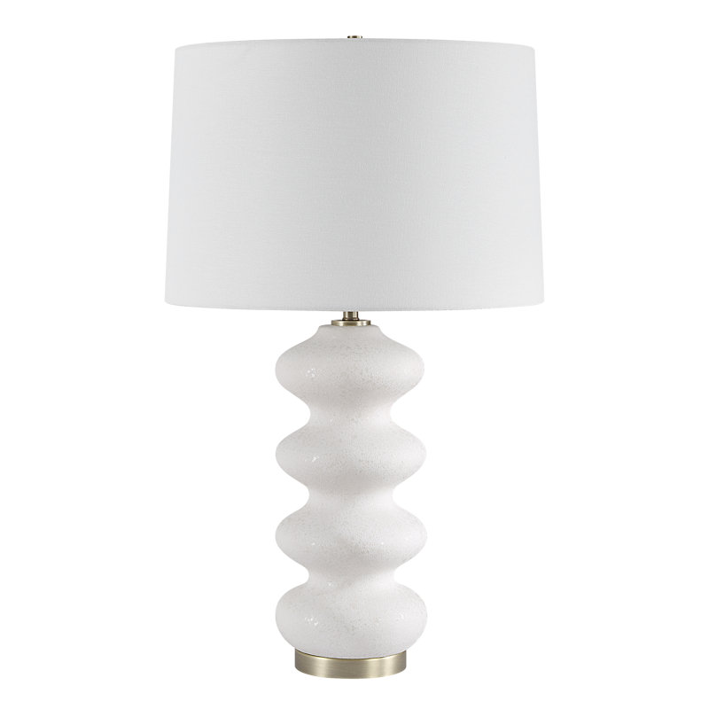 Lampe de table Dalan blanche
