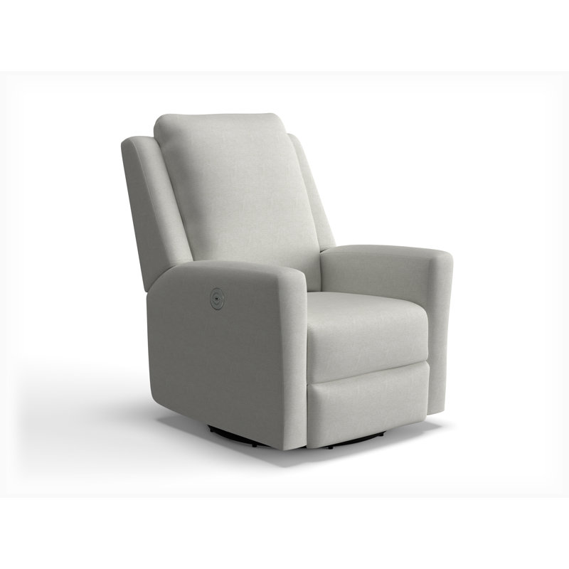 Power Swivel Glider Recliner, Snow-21557