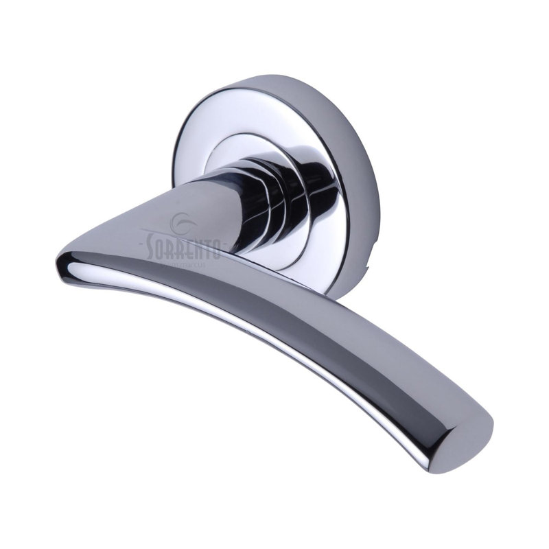 Heritage Brass Tosca Door Handle Kit, Polished Chrome