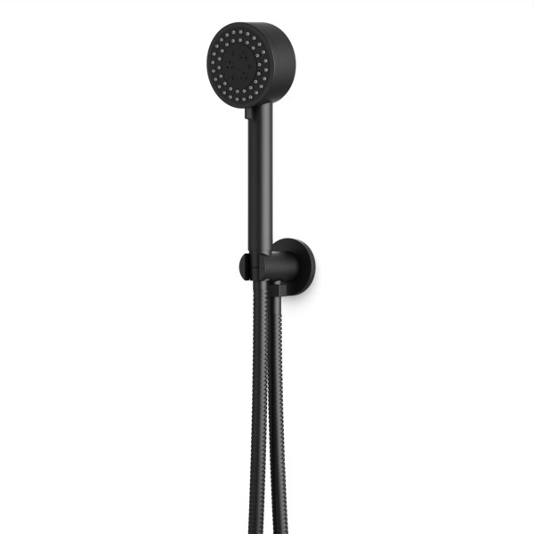 Multi Function Flexible Hose Shower Kit, Matte Black