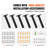 Ebern Designs Shelf Bracket, 6 Pcs, Heavy Duty Floating-987689270