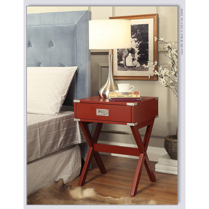 Table d'appoint Babs, Rouge