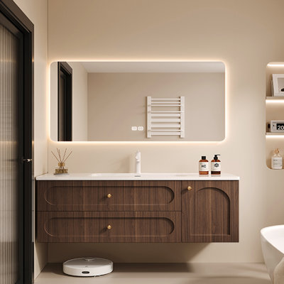 Armoire de salle de bain simple et élégante.