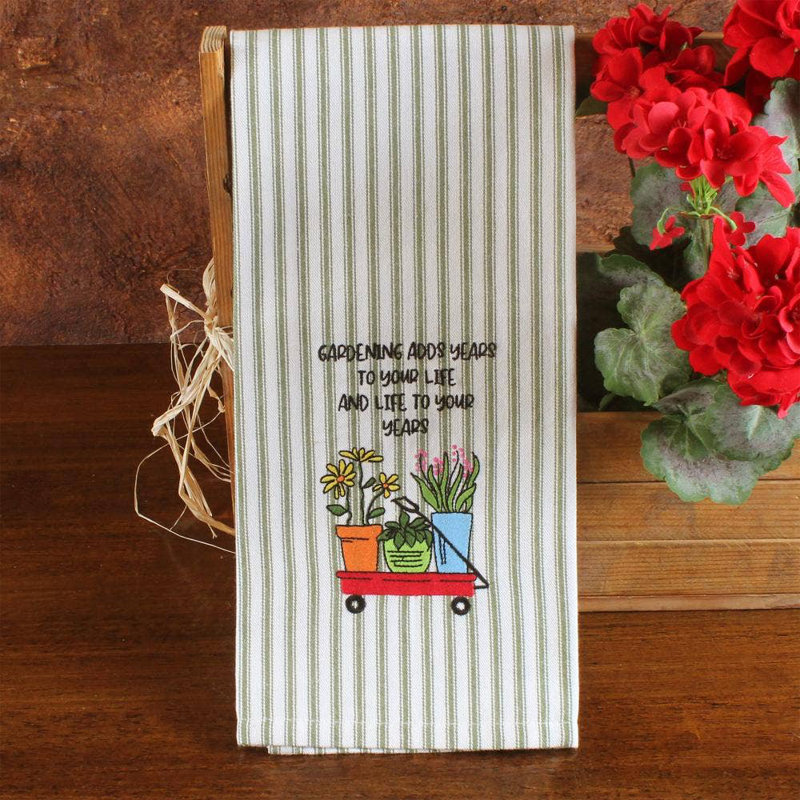 Gardening Adds Towel
