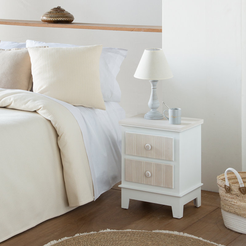 Marylin 40cm W Manufactured Wood Bedside Table