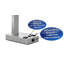 Lampe de table 26 "en argent avec prise USB et prise vraiment Yours