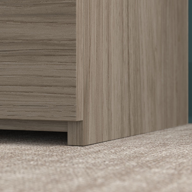 Office 500 Storage Bookcase, Modern Hickory