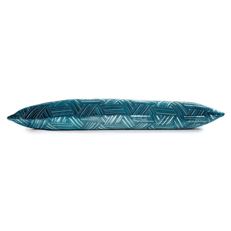 Entwined Rectangular Pillow Cover & Insert, Pacific