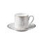 Coffee Cup & Saucer GIRAFFE Set of 2 in Luxury Box diam. 2.3in, H 2.5in, Cap. 4 oz, Saucer diam. 4.75in
