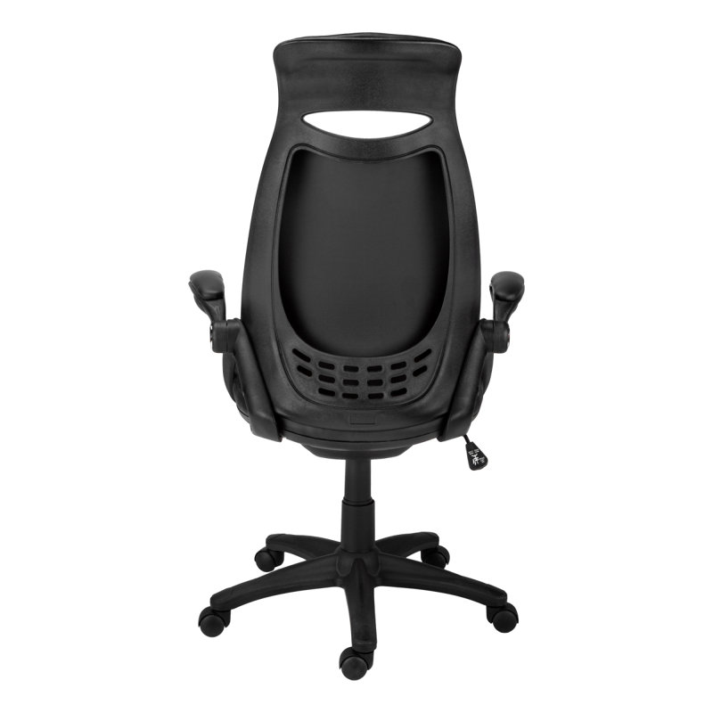 Chaise de bureau Kranz, hauteur réglable, pivotante, ergonomique, accoudoirs, bureau d'ordinateur, bureau, métal, noir