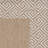 Square Geometric Tufted Beige Area Rug-273400202