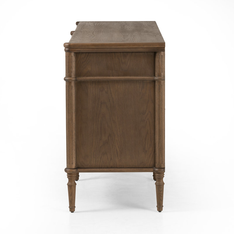 Toulouse 6 - Drawer Dresser, Toasted Oak