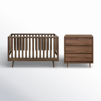 Nifty Convertible 2 -Piece Nursery Furniture Set