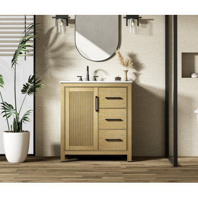 Meuble-lavabo simple 32 po