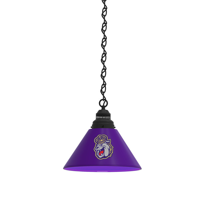 1 - Light Single Pendant, Black, James Madison Dukes