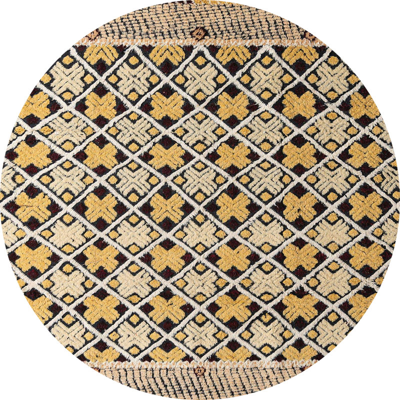 Tapis abstrait moderne 4585, Rond 4 pi