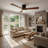 52" 3 - Blade Led Solid Wood Ceiling Fan With Remote Control