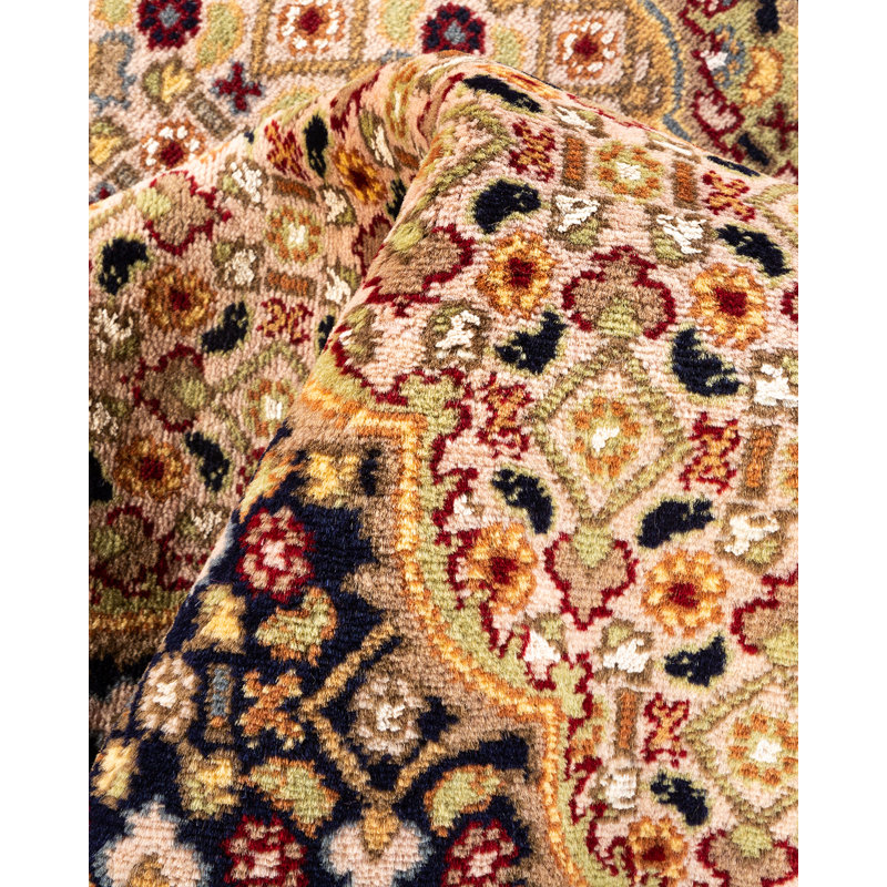 Tapis unique en laine noué à la main 8 pi 1 po x 10 pi 5 po nouvel âge Hayner