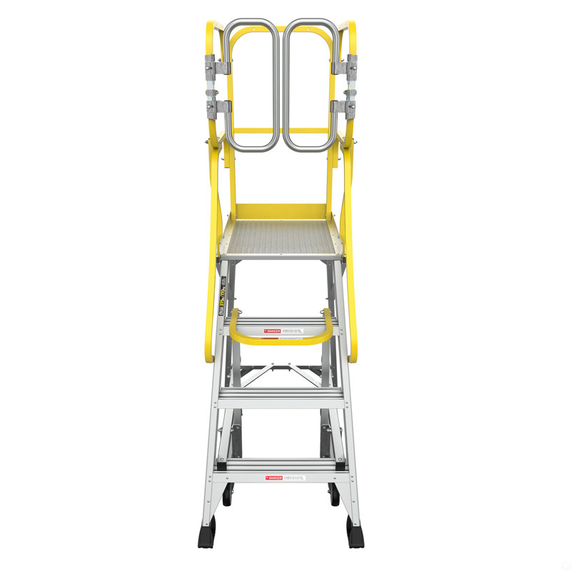 Échelle plateforme en aluminium à 4 marches 375 lb