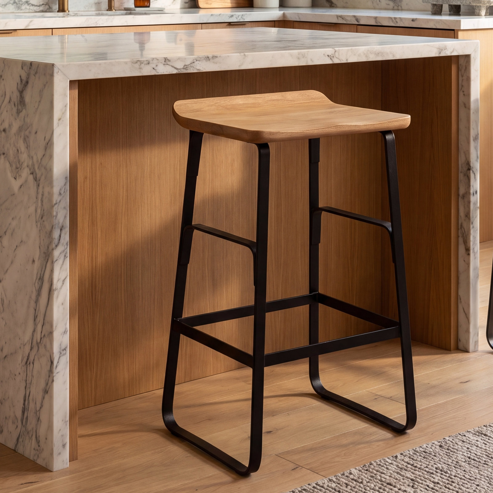 Lada Bar and Counter Stool, Counter Stool (25” Seat Height)