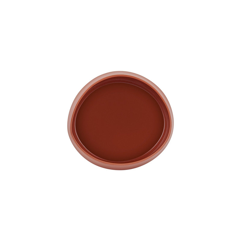 Elegant Terracotta Porcelain Bowl, 3.5 x 3.5 x 1.6 inches | 100% Durable Porcelain, Ideal for Serving & Decorative Use | Perfect for Home, Kitchen, and Dining | Stylish Addition to Any Table Setting