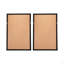 Décoration murale boîte ombre S / 2, 23,5 x 1 x 35,5 po
