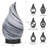 Oil Diffuser & Essential Oils Set - Aromatherapy Diffuser With 6 Essential Oils Set, Ultrasonic Cool Mist Oil Diffusers For Essential Oils, 4 Timer & 7 LED Light, Waterless Auto Shut-Off