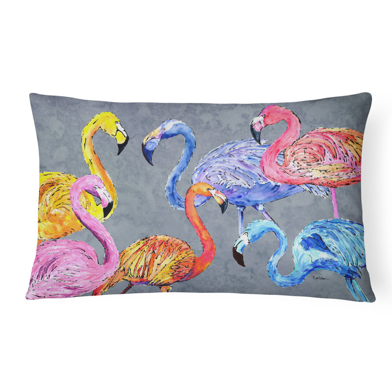 Flamingo Outdoor Throw Pillow