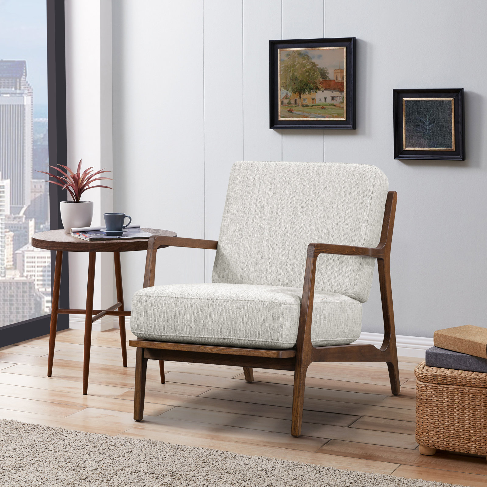 Verity Armchair, Bright Ash
