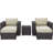 Convene Wicker Rattan 5-Piece Outdoor Patio Furniture Set-1309462764