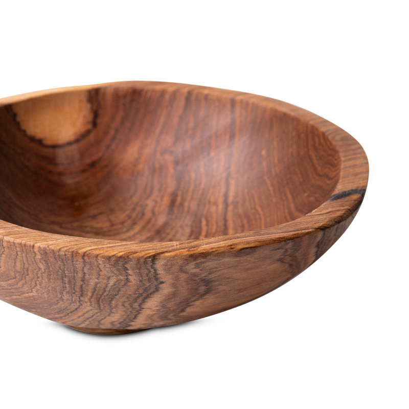Olive Wood Bowl, 2" H x 6" W x 6" D