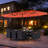 Set Of 11 Patio Dining Set w/ 15ft Double-Sided Patio Umbrella (Base Included) Orange-123552234-123552238