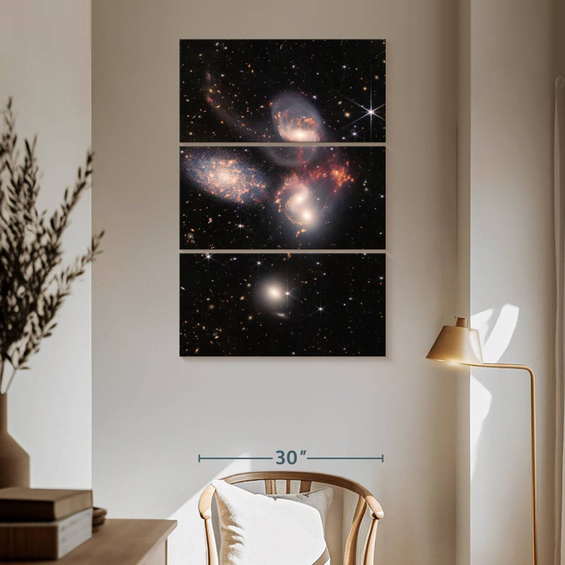 Oberle James Webb, Stephan's Quintet, H 65 po x l 42 po