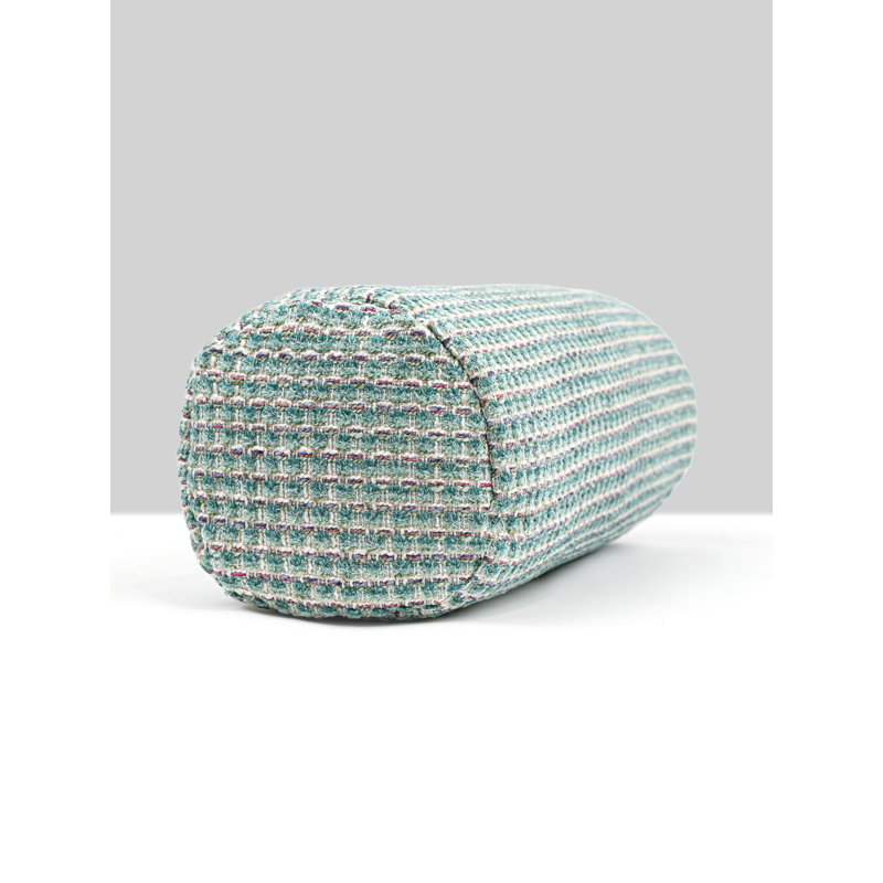 Linen Bolster Pillow Cover & Insert, Aquamarine