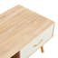 Table basse rectangulaire avec pieds solides, tiroir coulissant pour le rangement, table moderne pour le salon-1676847104