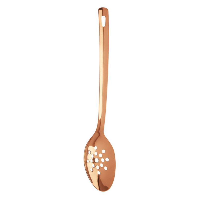 Symple Stuff Rondo 1 Cooking Spoon, Rose Gold